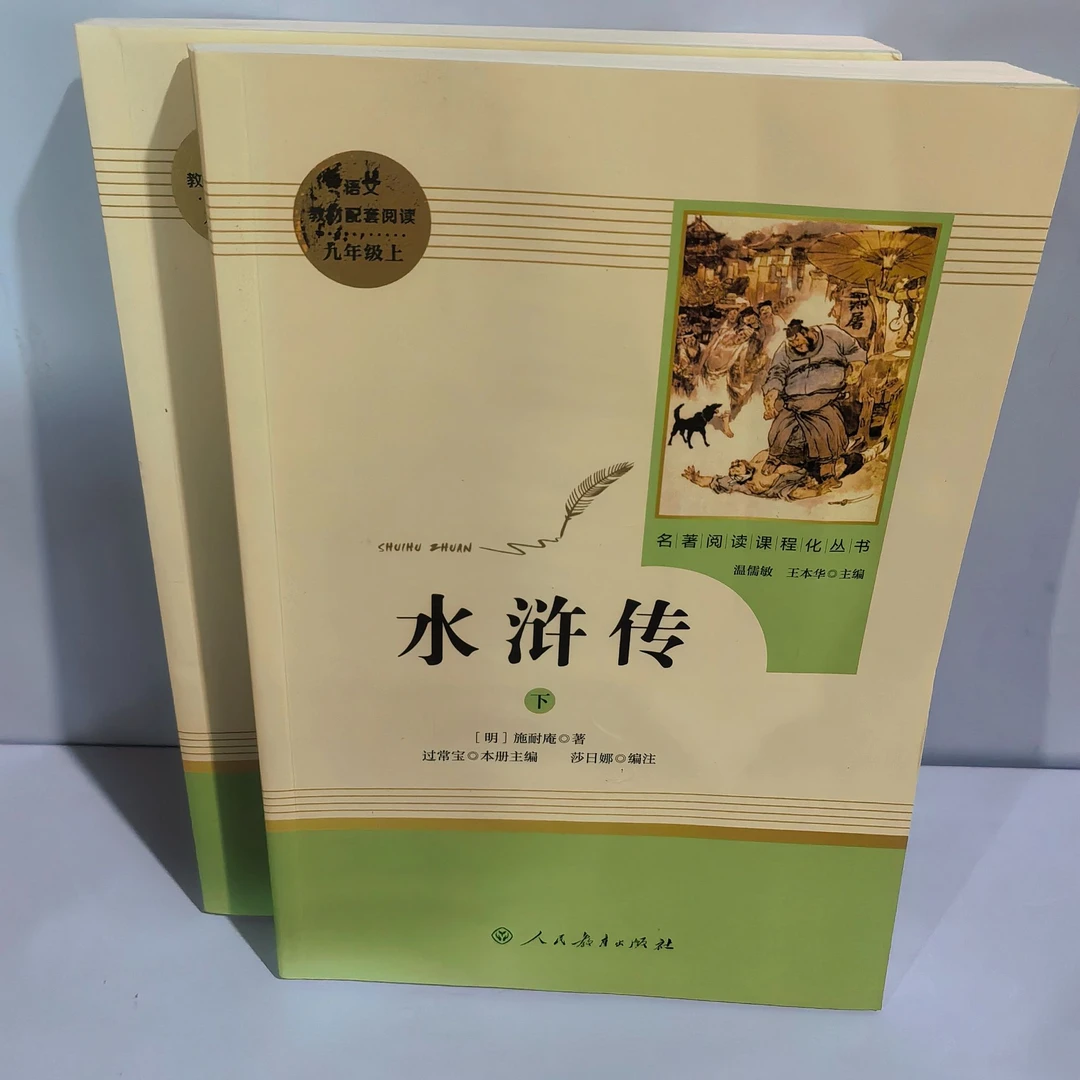 222水浒传九年级上册必读2册