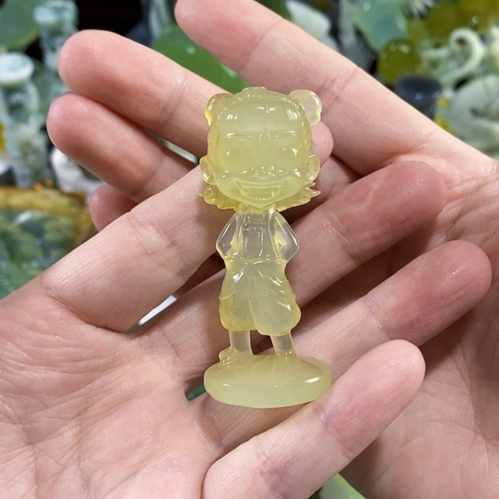 未镶嵌岫玉小摆件