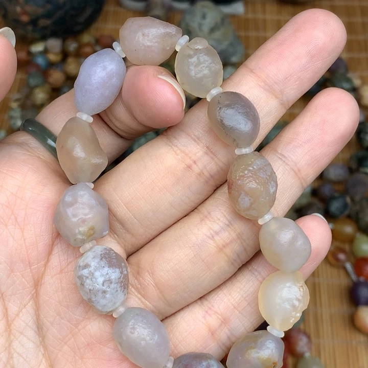 玛瑙/玉髓珠宝半成品未镶嵌?*米