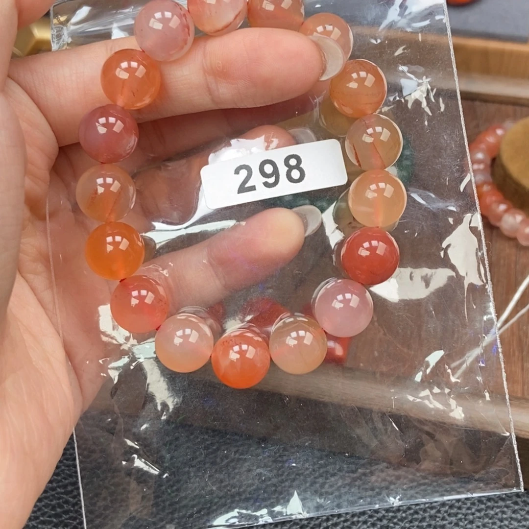南红玛瑙未镶嵌手链卡11.6