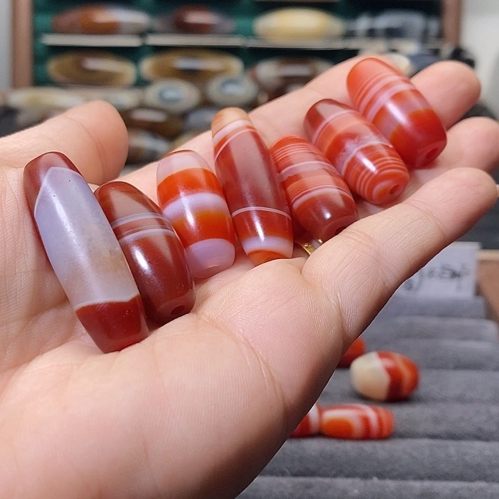 羽***鹤玛瑙/玉髓未镶嵌吊坠(不含链)