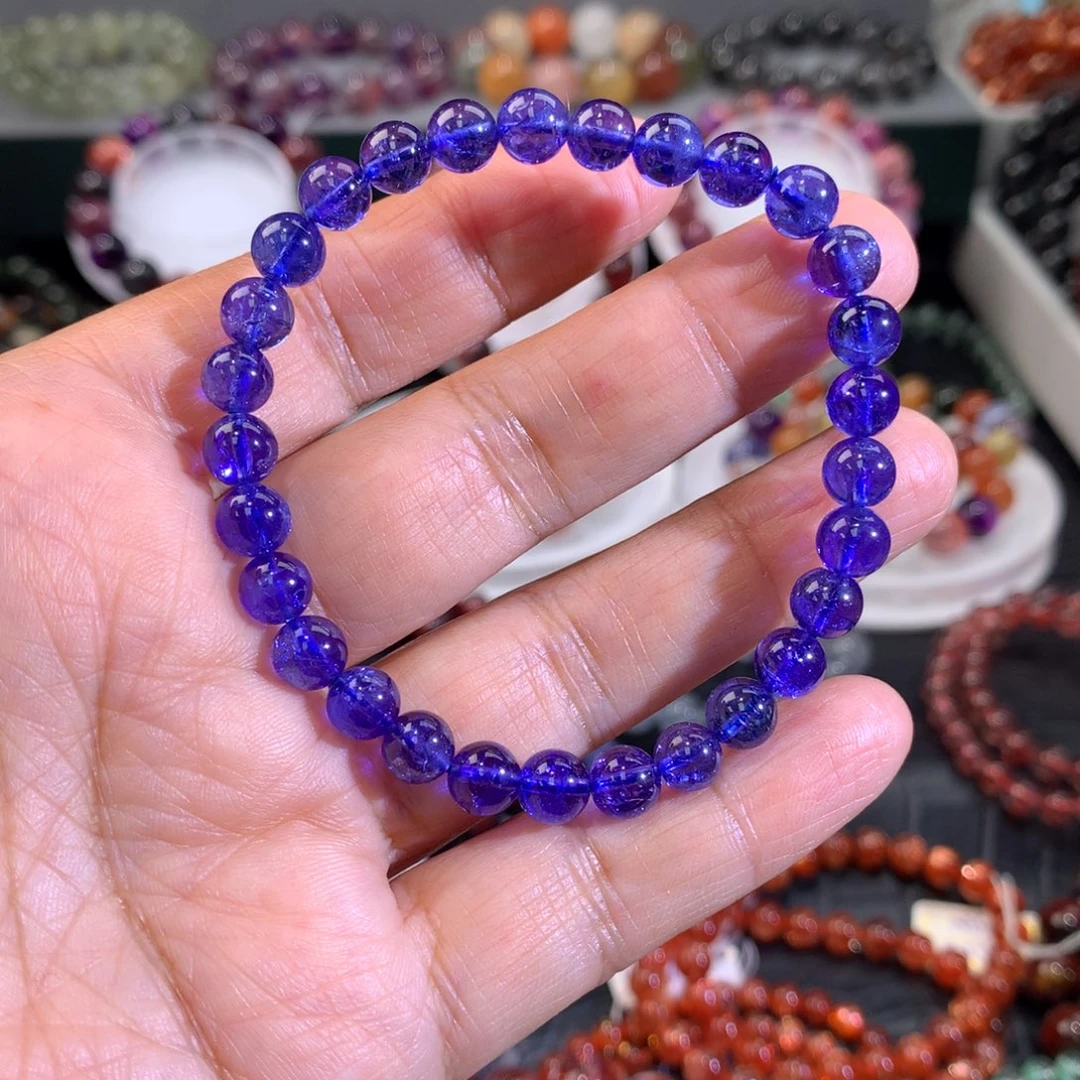 坦桑石手链未镶嵌