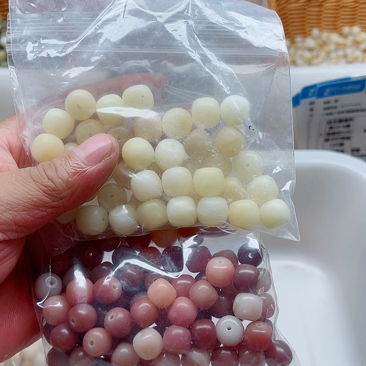 ****এ白玉菩提手串瑕疵双拼