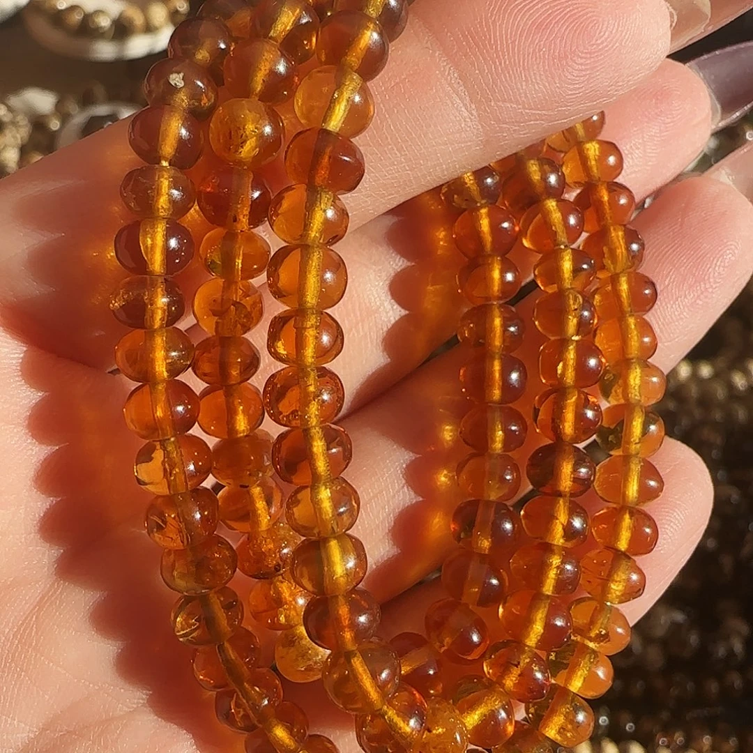 琥珀未镶嵌手链抚顺琥珀
