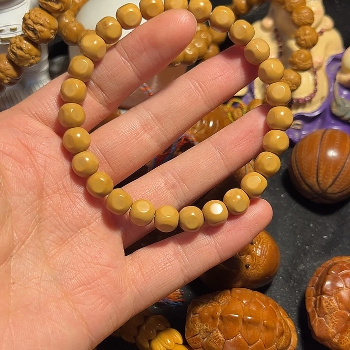 橄榄核手串/手链猴头0.8六方微瑕