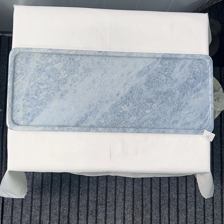 石材20x50茶盘。 蓝水晶096