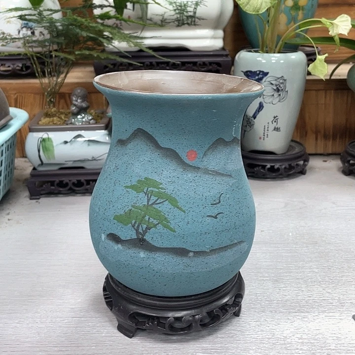 陶瓷花盆紫砂陶瓷花盆