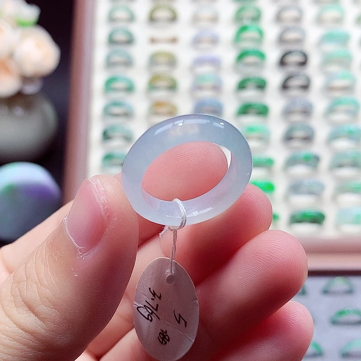 翡翠未镶嵌戒指17号