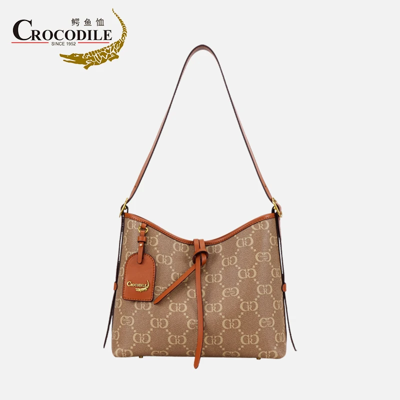 【莹莹专属】鳄鱼恤时尚腋下单肩大容量女包CB00022