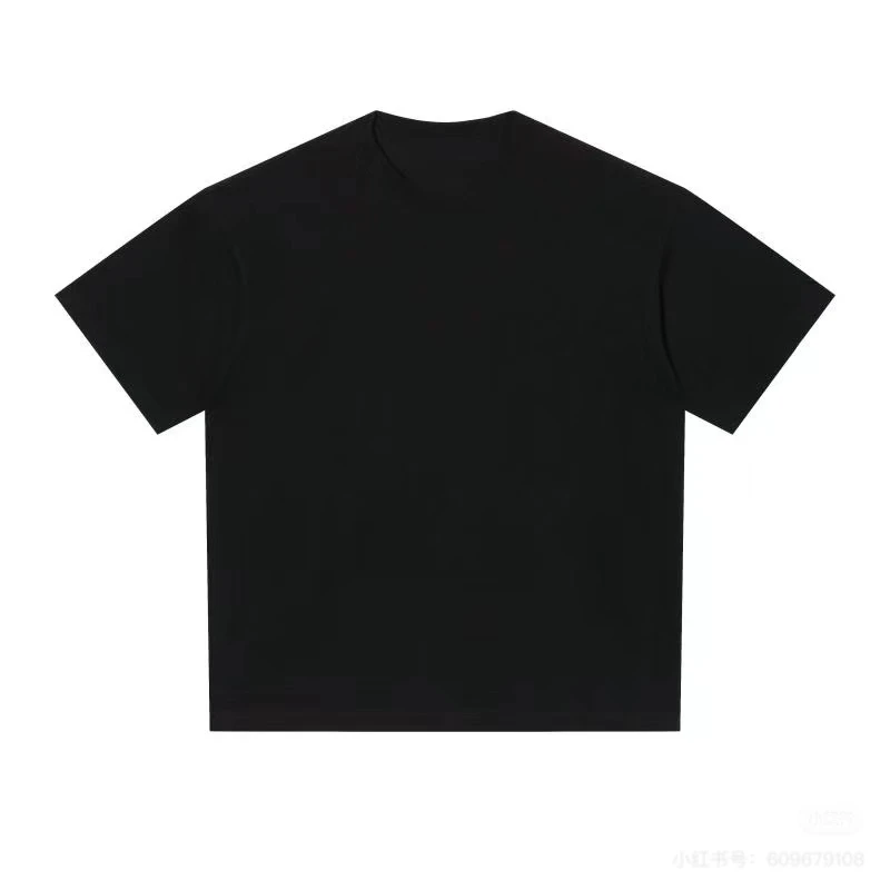 【30号链接-老驴花卉签名】圆领纯棉重磅T恤休闲百搭宽松短袖