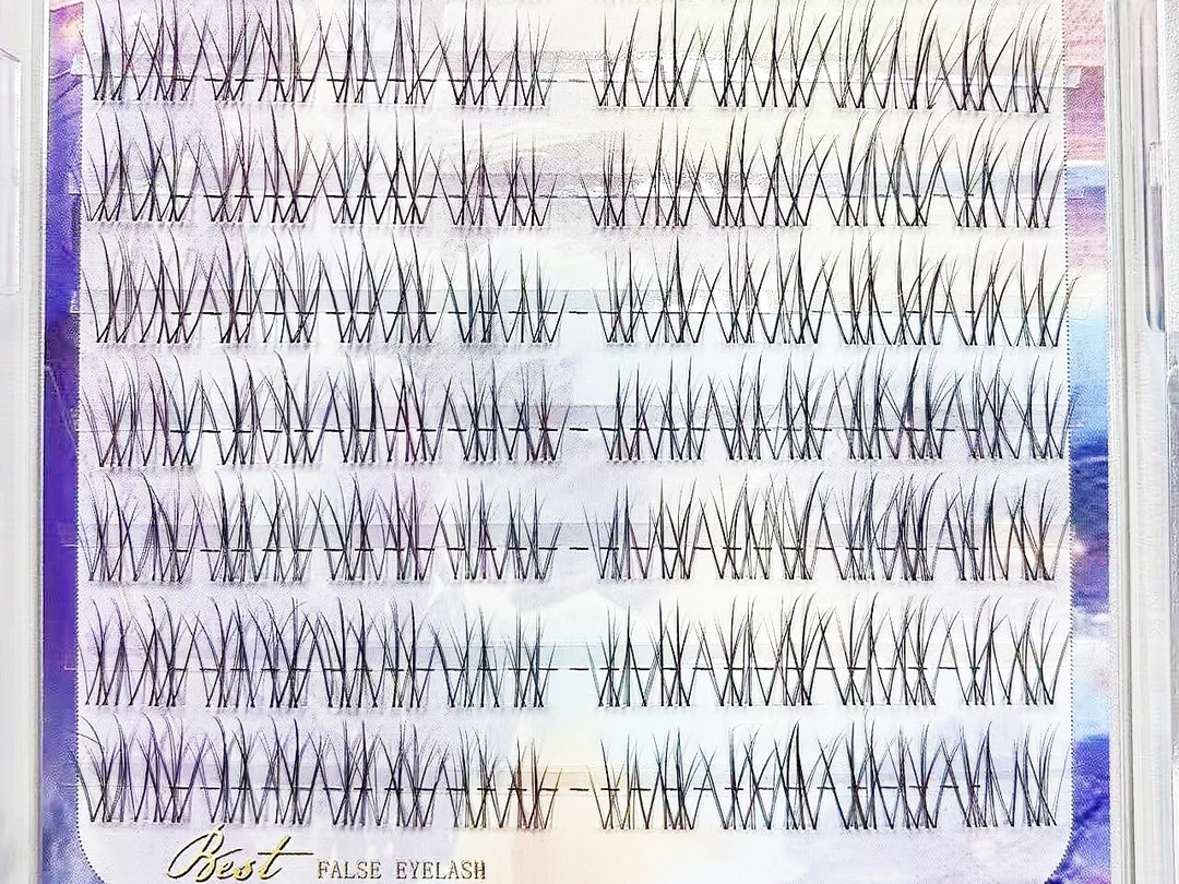 纯欲白超软开水一盒柔软清透感毛绒绒假睫毛萝莉眼专用章若楠同款