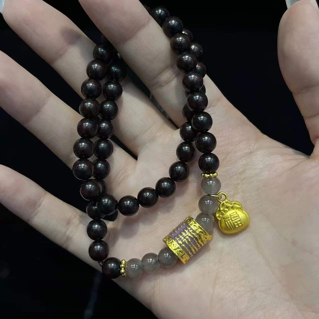 云藏雅韵文玩手串双圈【无礼盒】@@SP409