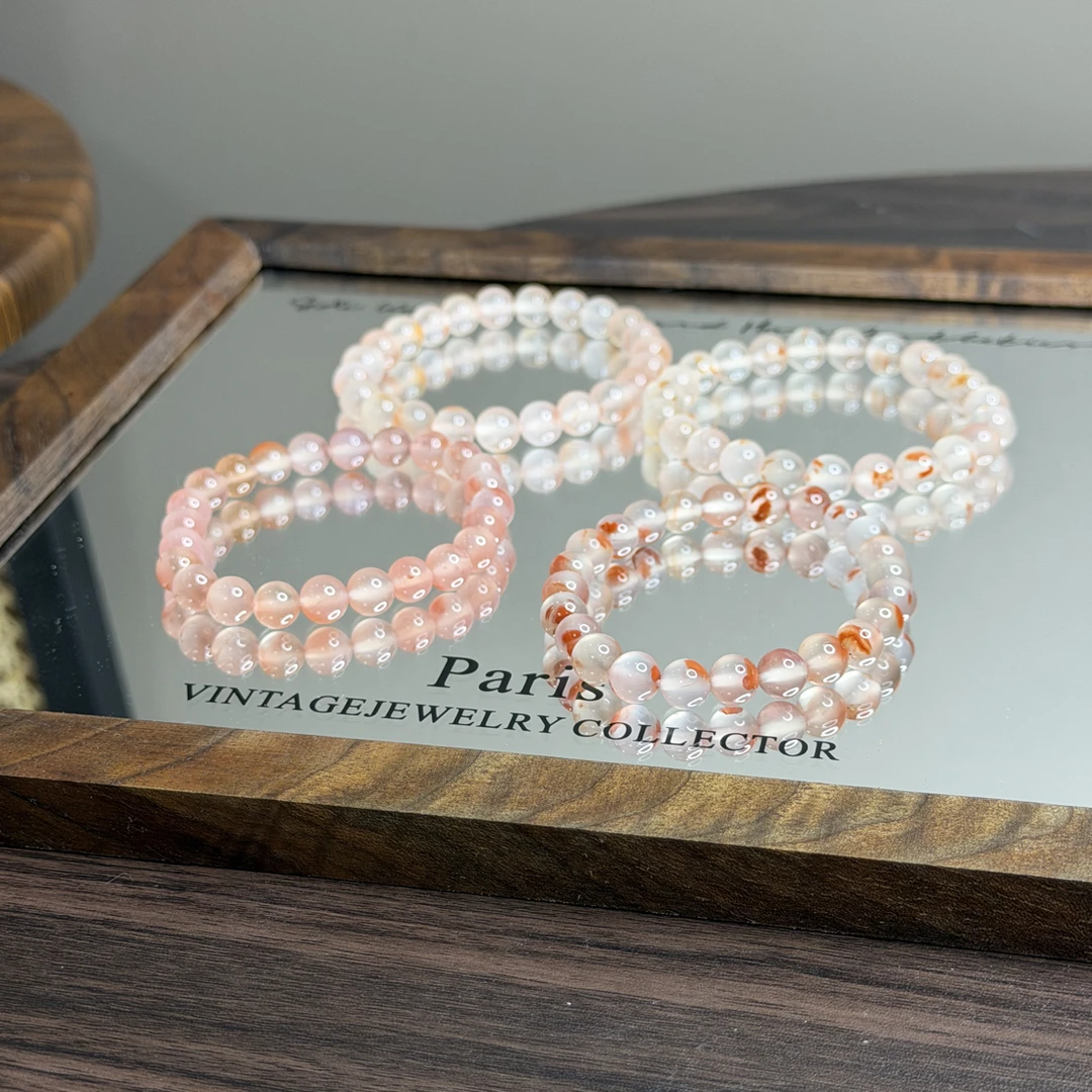 【落日花海】南红冰飘手串意境飘花多样性拍一发一L1437