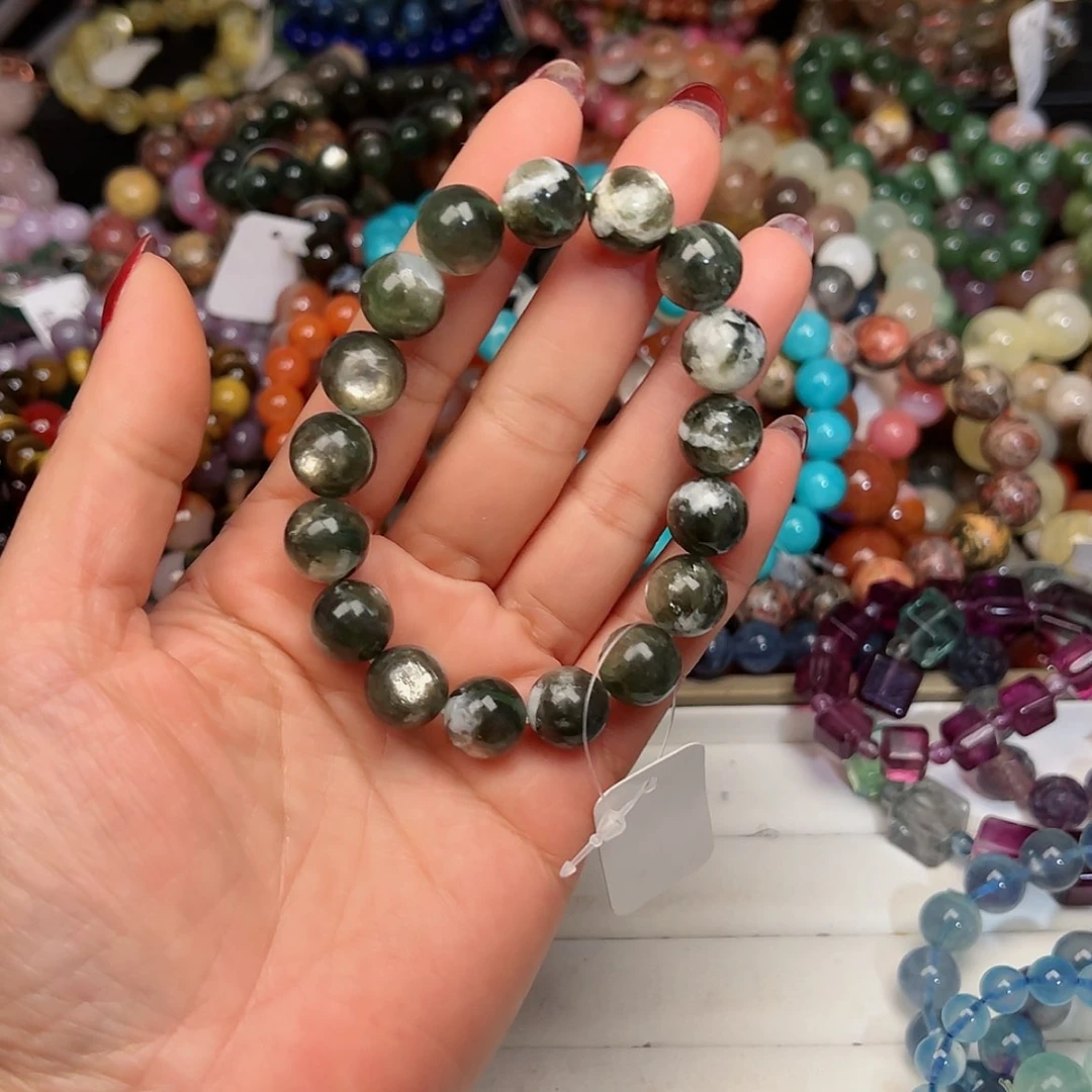 【闪购商品】烟晶手链银S925镶嵌k****.426