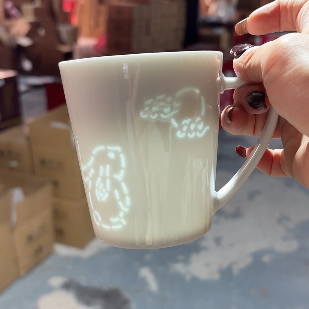 景德镇玉兔望月一个