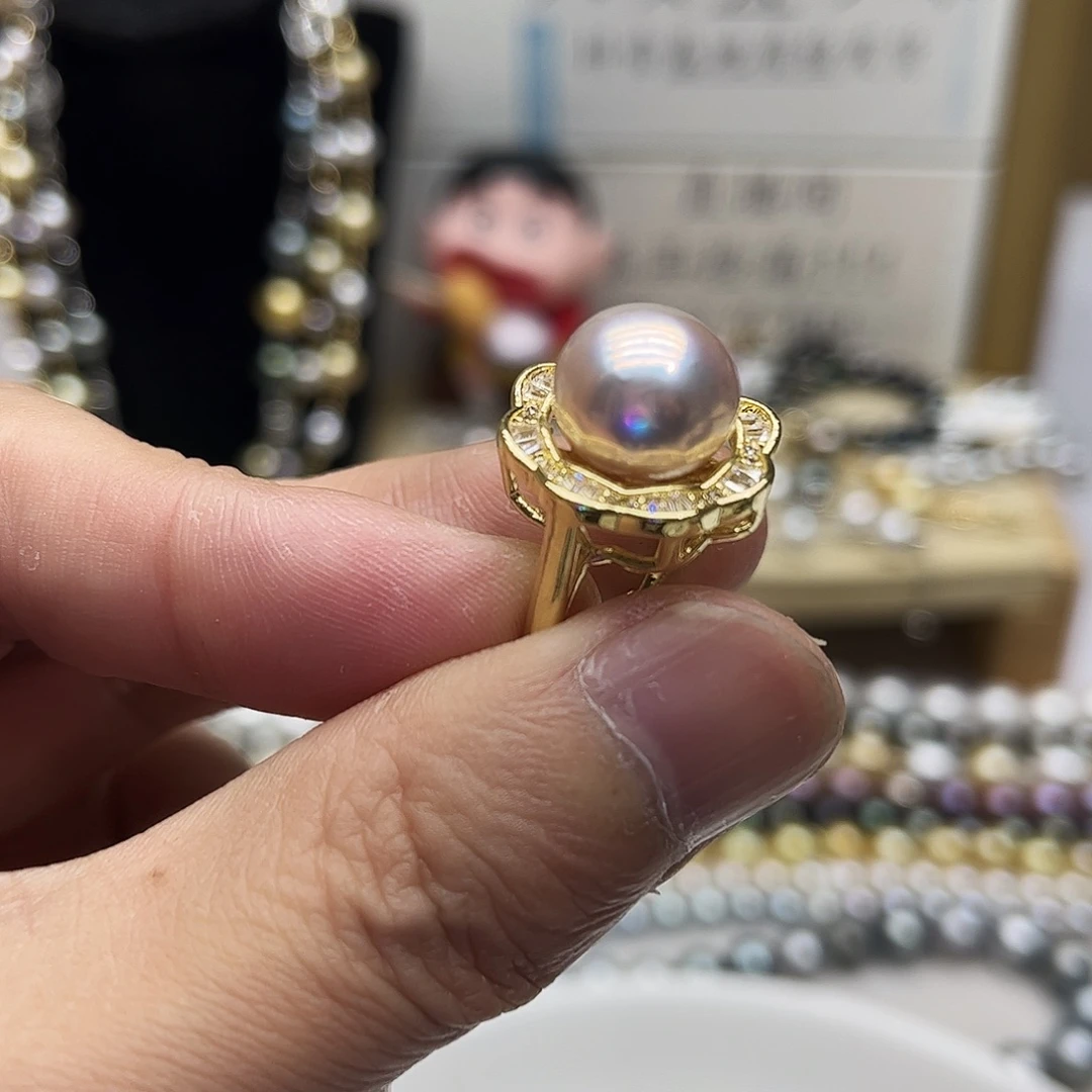 未镶嵌戒指淡水珍珠