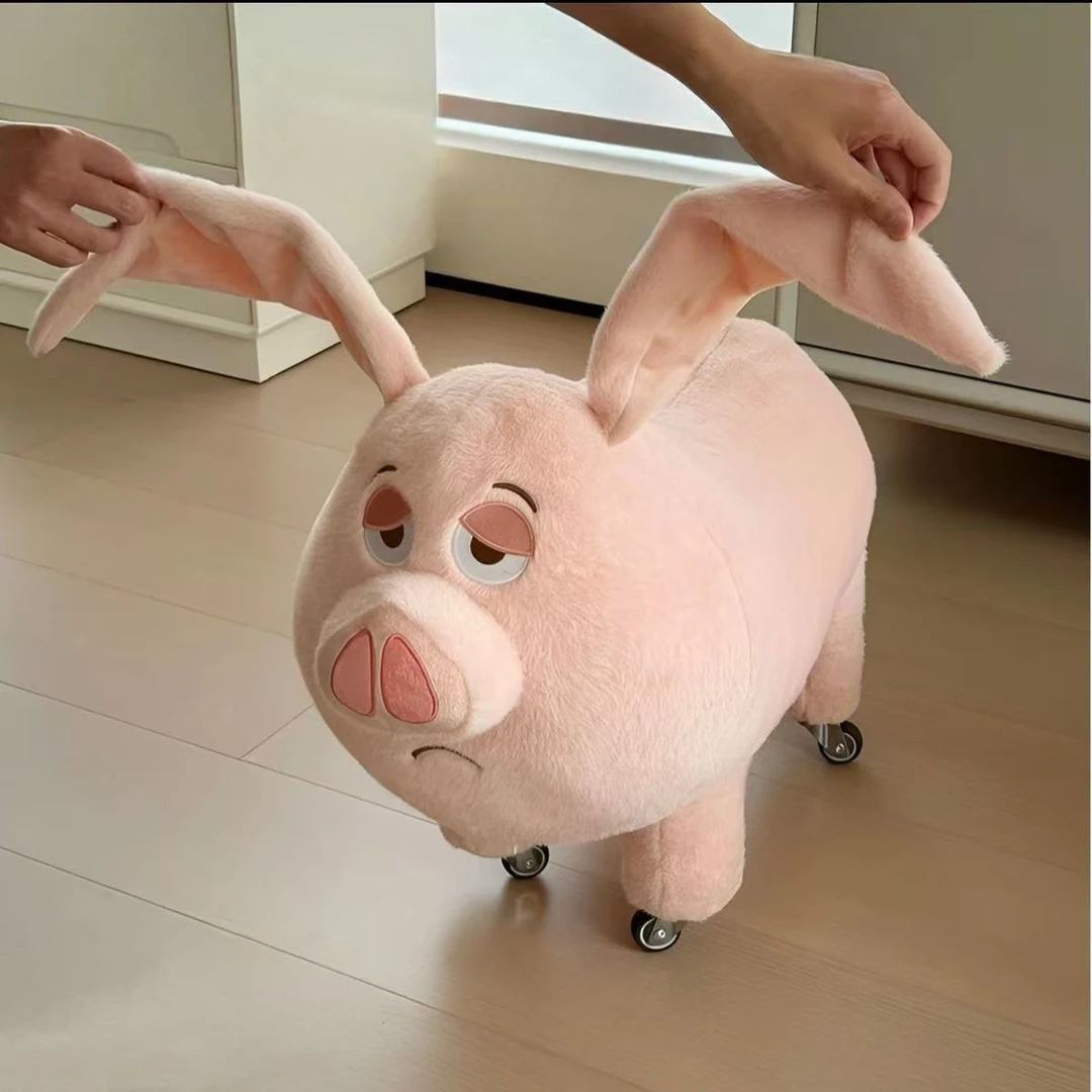 可爱飞天猪溜溜凳板凳太乙真人坐骑小凳子童小猪公仔飞天猪板凳