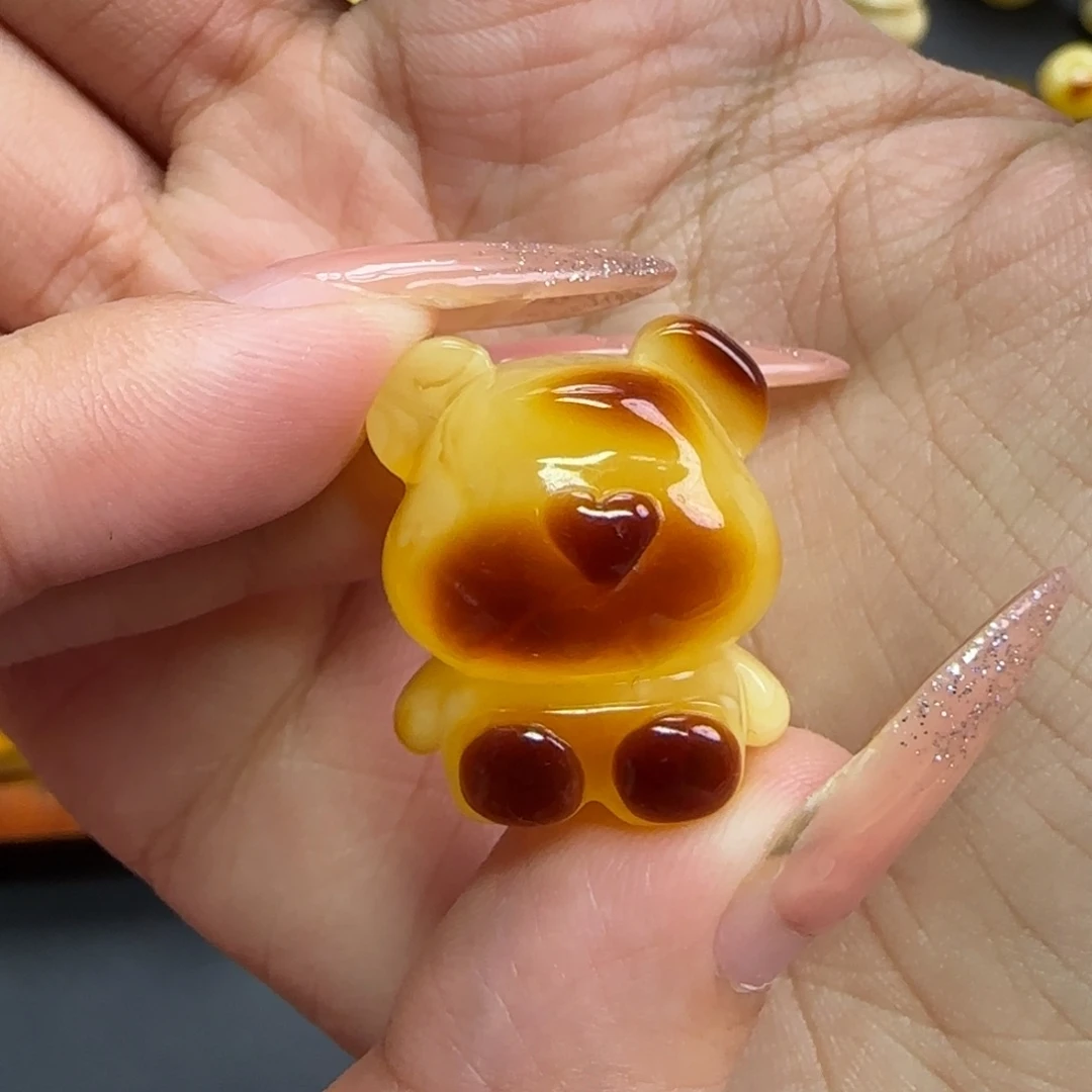 未镶嵌琥珀裸石公***蓝琥珀蜜蜡系列产品系列