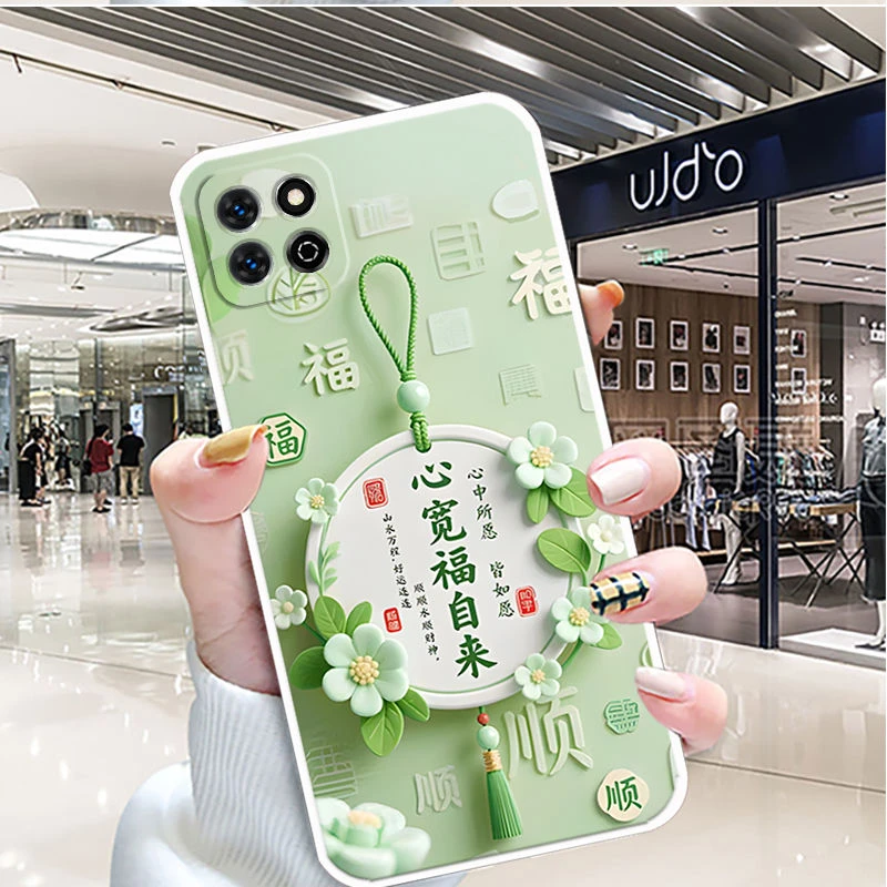 适用荣耀畅玩20手机壳KOZ-AL00女新款保护套全包边中国风防摔软壳