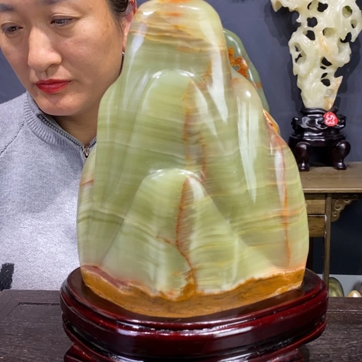 石材精品古青石摆件