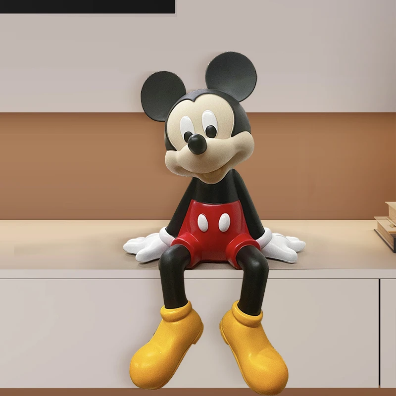 L米奇卡通可爱坐姿摆件工艺品电视柜装饰品装饰卡通创意乔迁新居