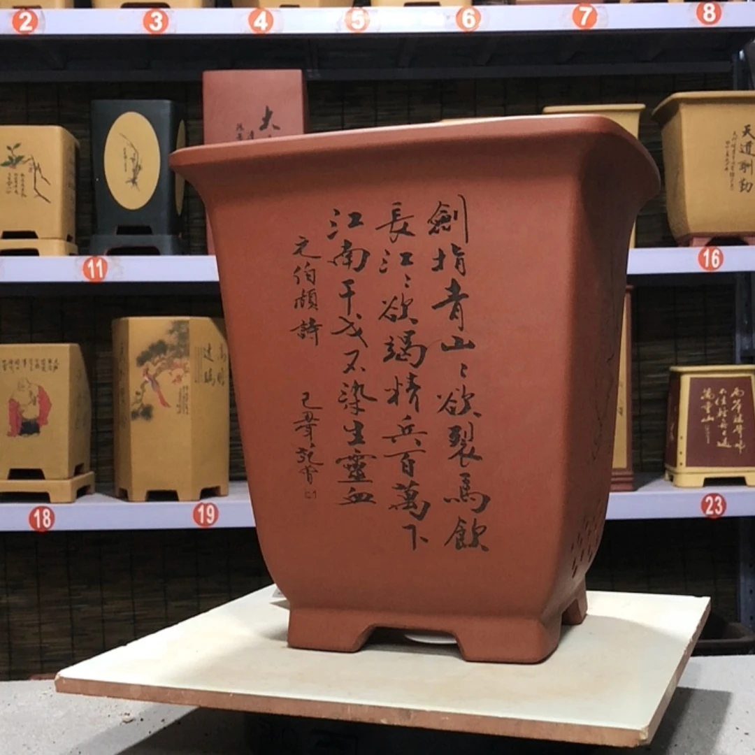 【闪购商品】紫砂花盆老*手工制作