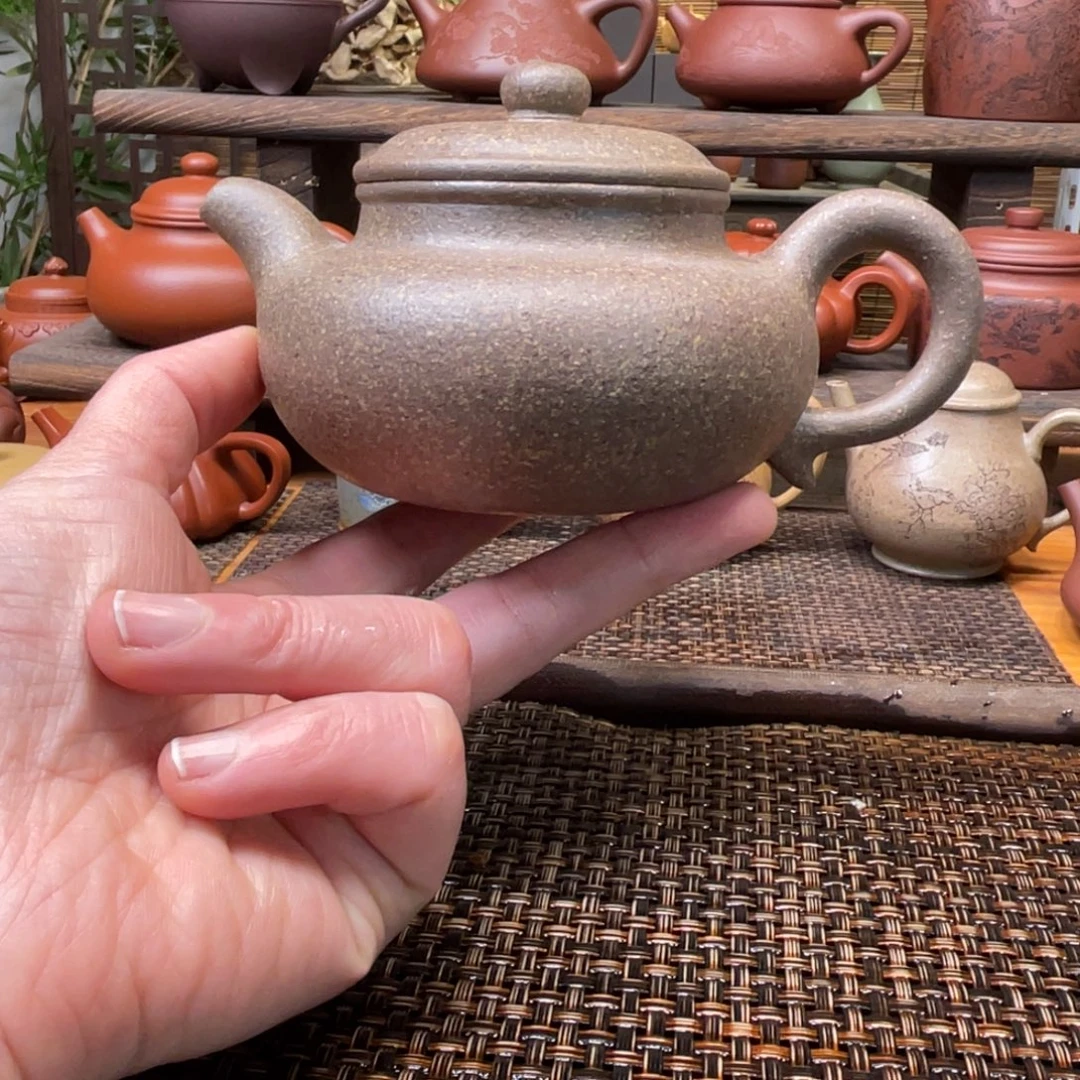 紫砂茶壶宜兴原矿紫砂手工制全240