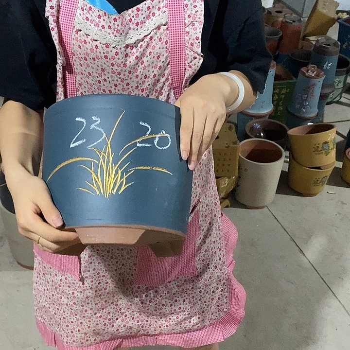 紫砂花盆紫砂花盆
