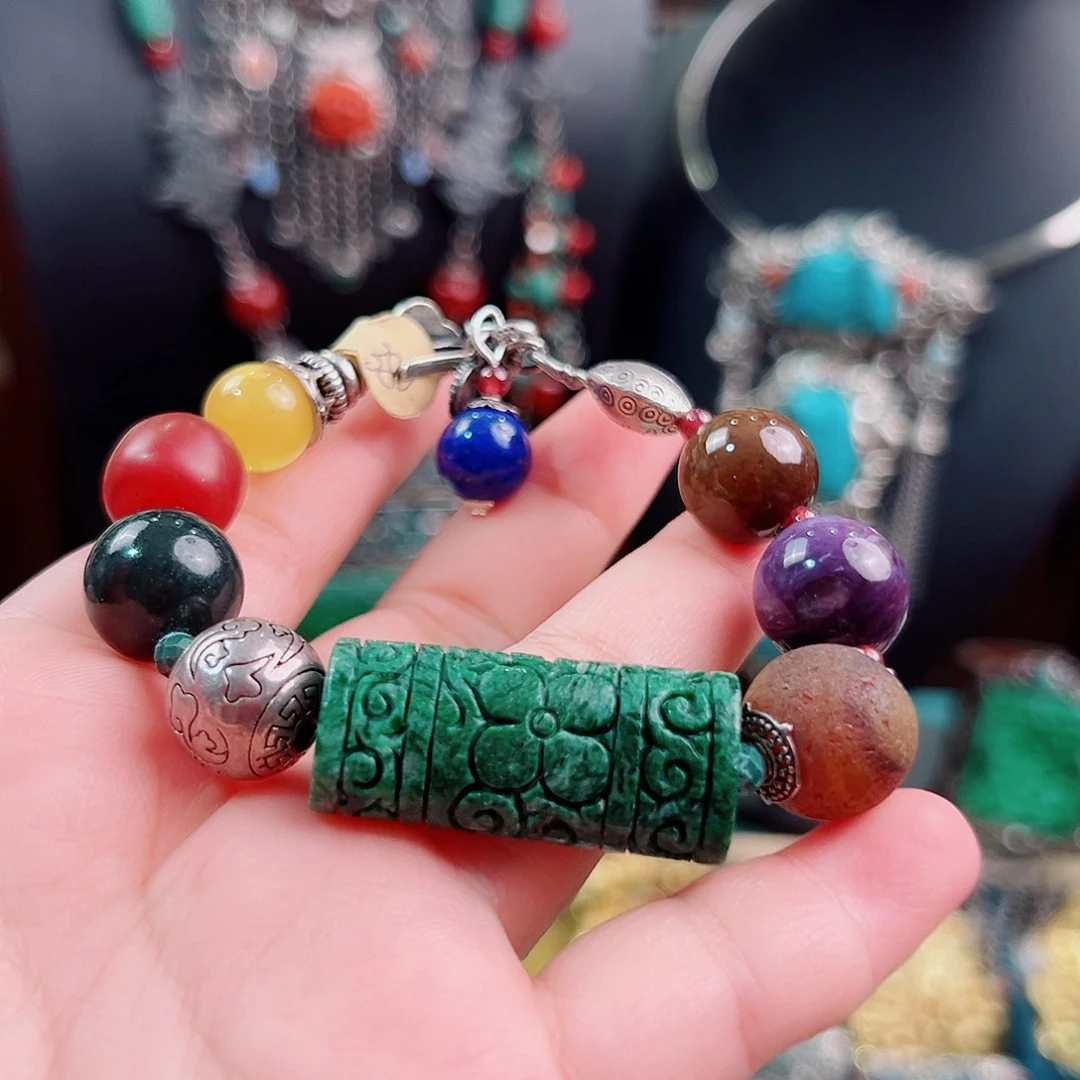 925银珐琅锦象原创设计款手链