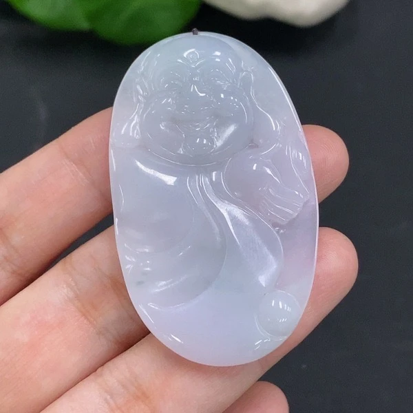 K42-天然A货翡翠-布袋佛