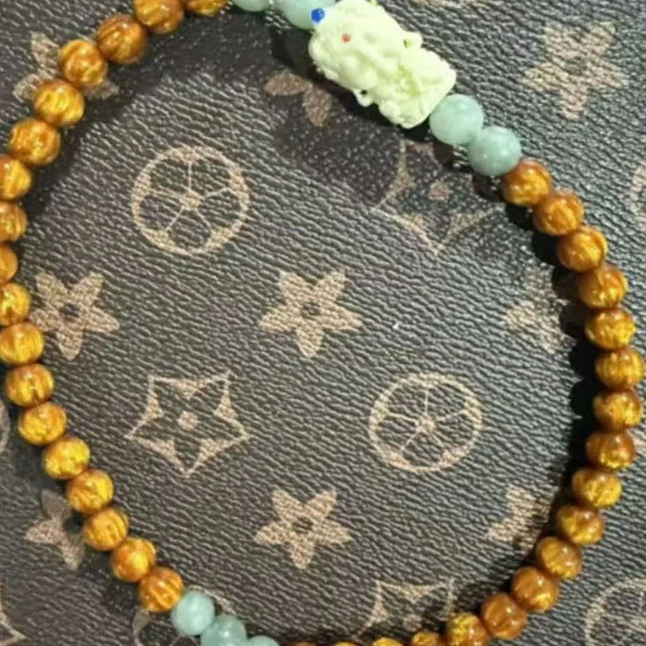 手链 STJ052-金丝海柳度母手串0.8直径（偏远地区不包邮）