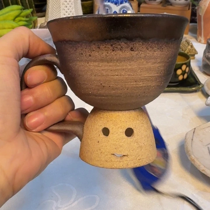 陶泥一个杯子好看的