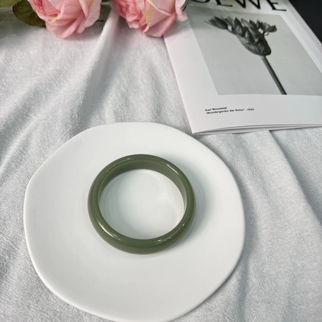 高定珠宝鸭蛋青手镯HF877S0828