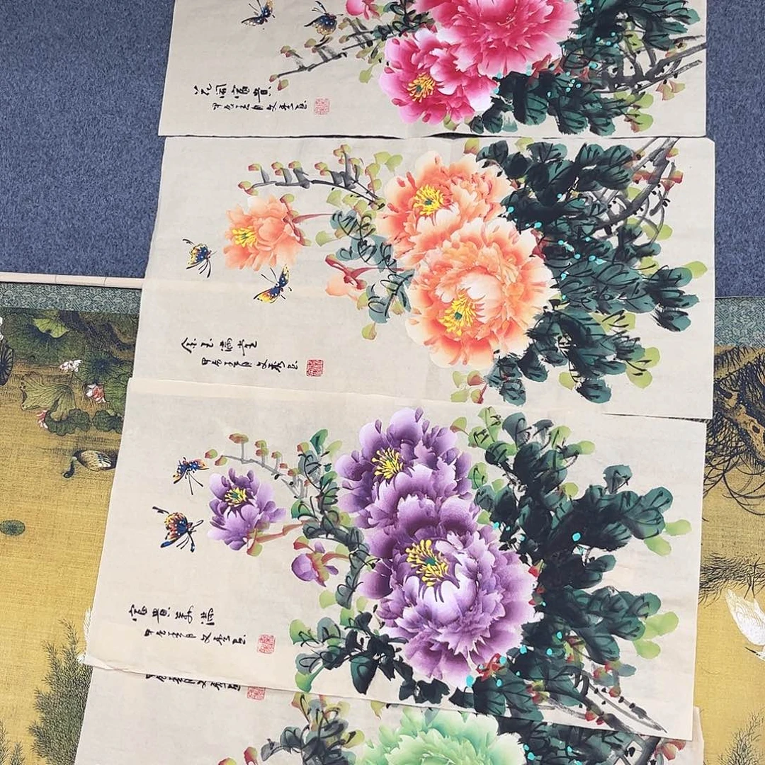 国画宣纸画画纯手绘作品