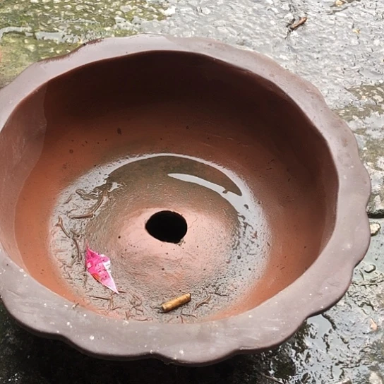 紫砂花盆浪****人宜兴紫砂花盆厂家直销