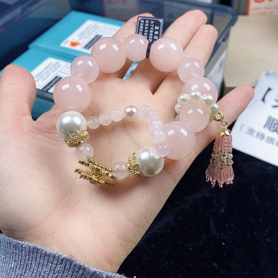 水晶手链银S925镶嵌