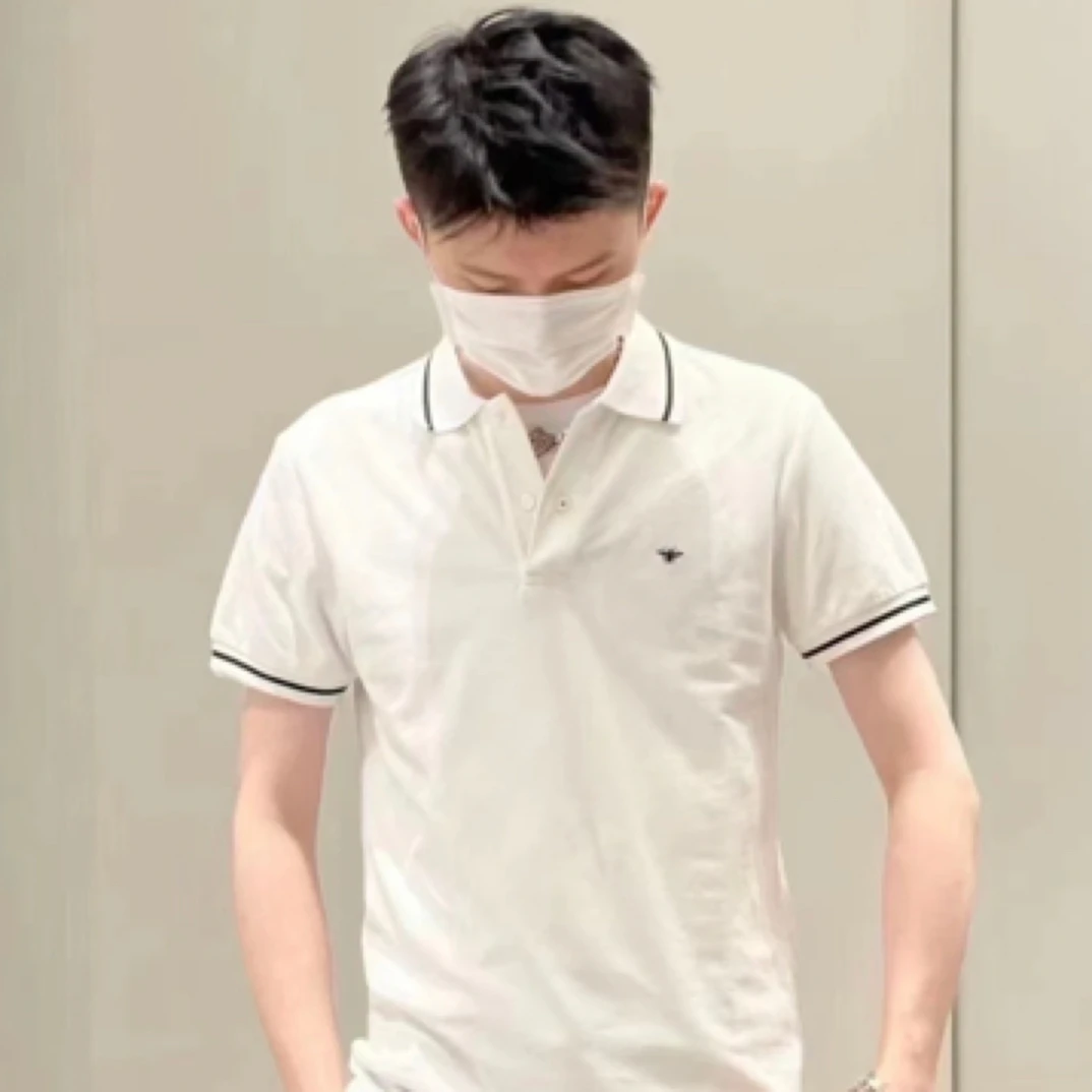 未使用 DIOR/迪奥 带原吊牌Polo短袖/XL码肩宽45胸围52衣长72