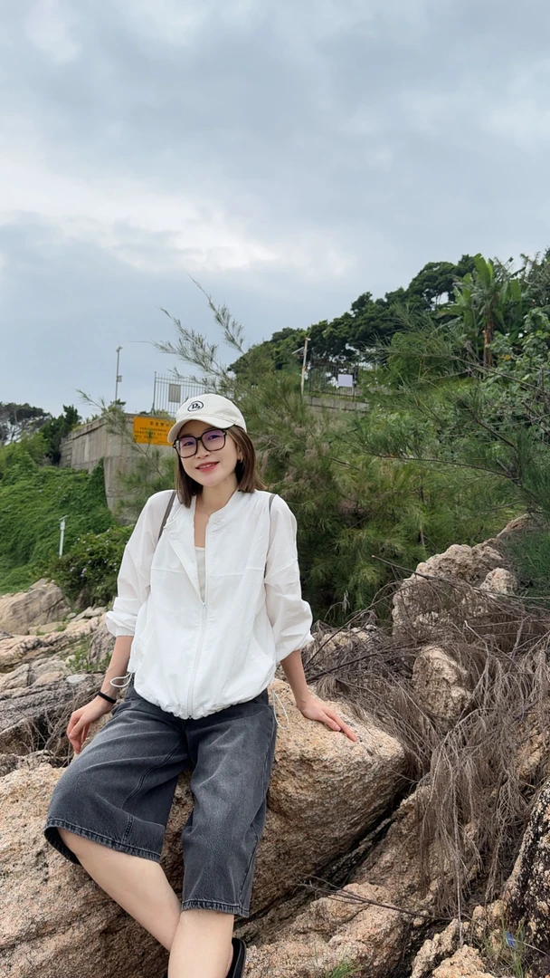 072 & RICE【白云】亚麻+棉 夏季休闲圆领拉链长袖外套 A-AJY031