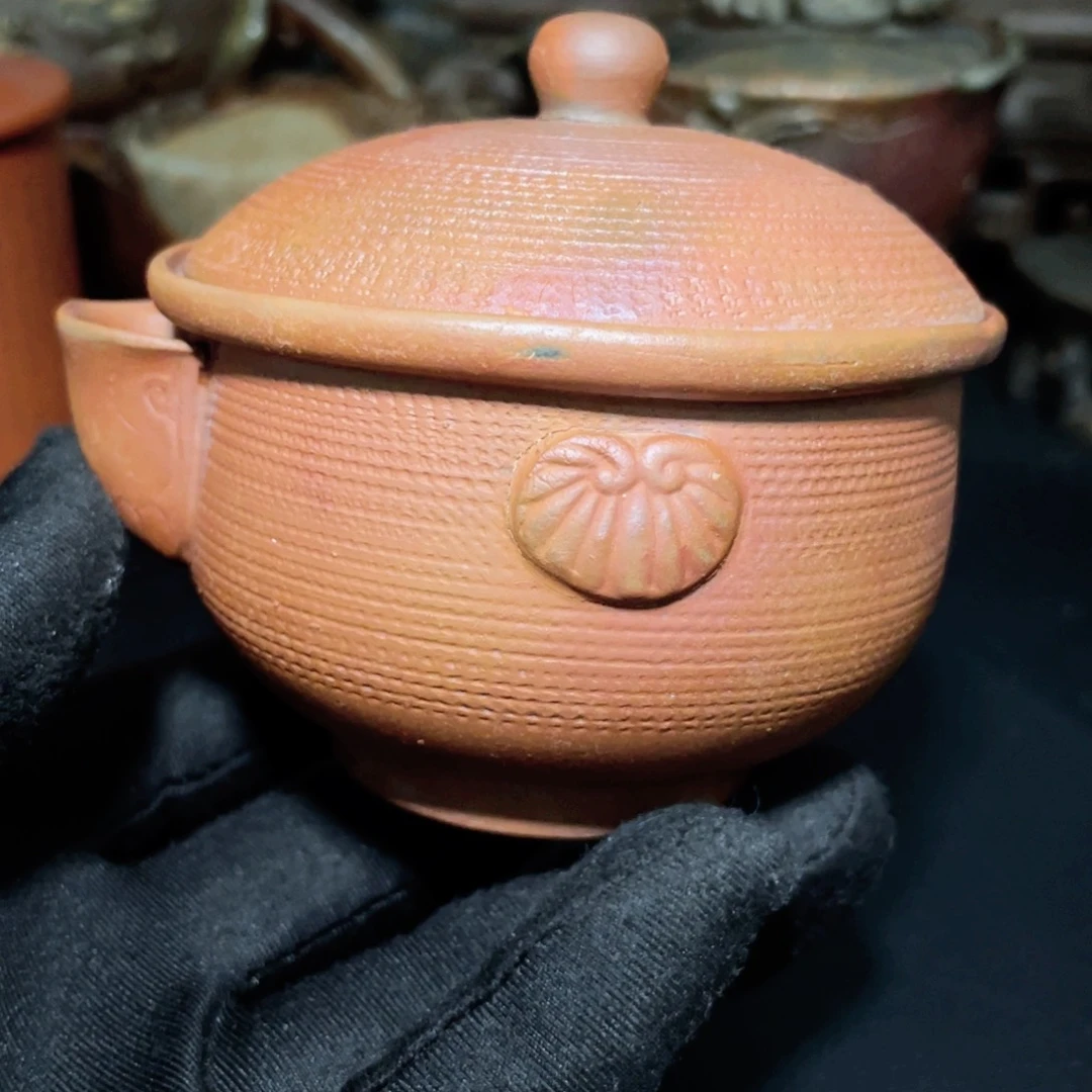 古备前烧久本才八葛尾宝瓶