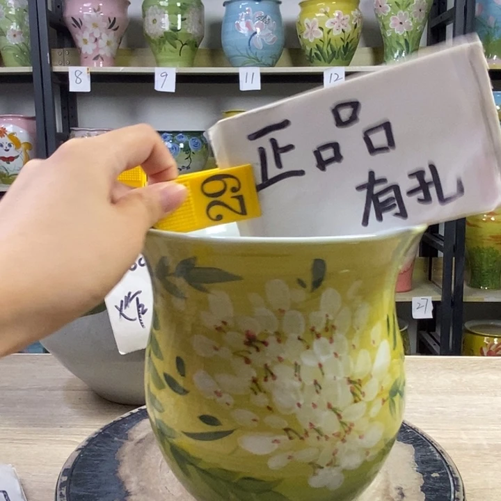 景德镇高温陶瓷花盆