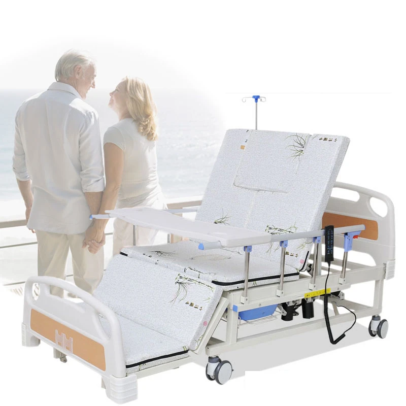 多功能床翻身床遥控全自动床带轮子护栏养老院专用床家用老年人床