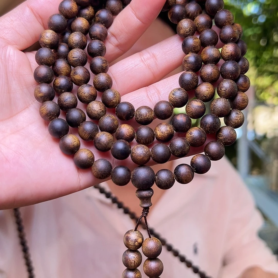 沉香手串海南高山老树流油王原母树高货孤品特级料一条0.9-47克➕