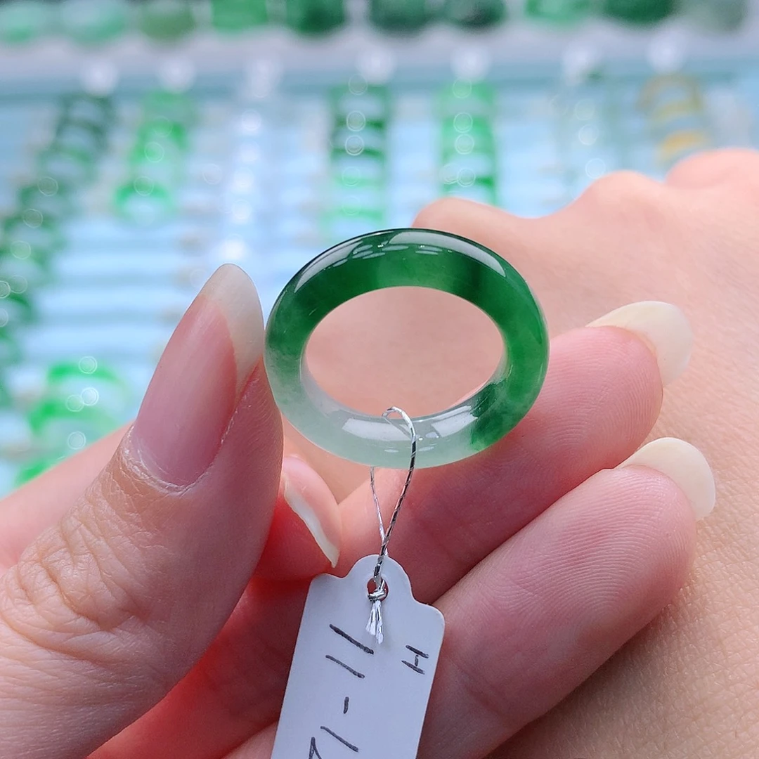 未镶嵌戒指翡翠A货缅甸翡翠