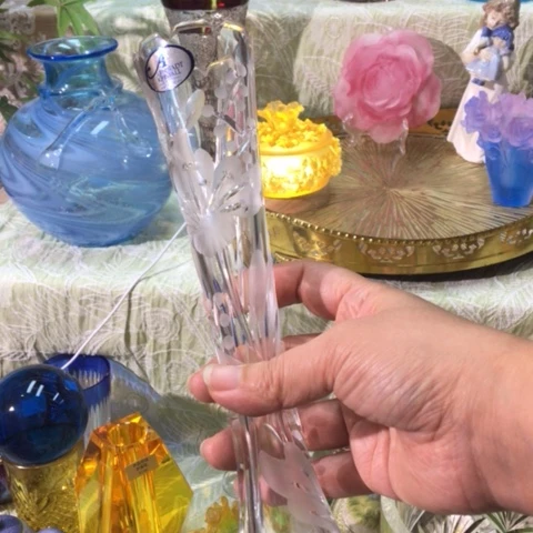 有机玻璃中古水晶花瓶