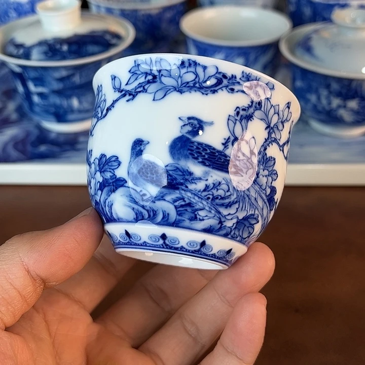 瓷片景德镇全手工手绘陶瓷