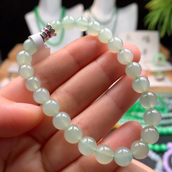 翡翠未镶嵌手链天然缅甸A货翡翠
