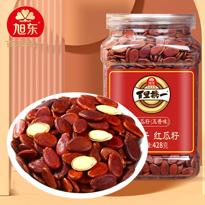 【正宗】旭东百里挑一桶装五香味新疆红瓜子休闲炒货追剧解馋零食