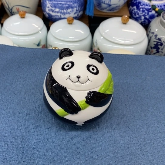 瓷片陶瓷茶叶罐密封罐