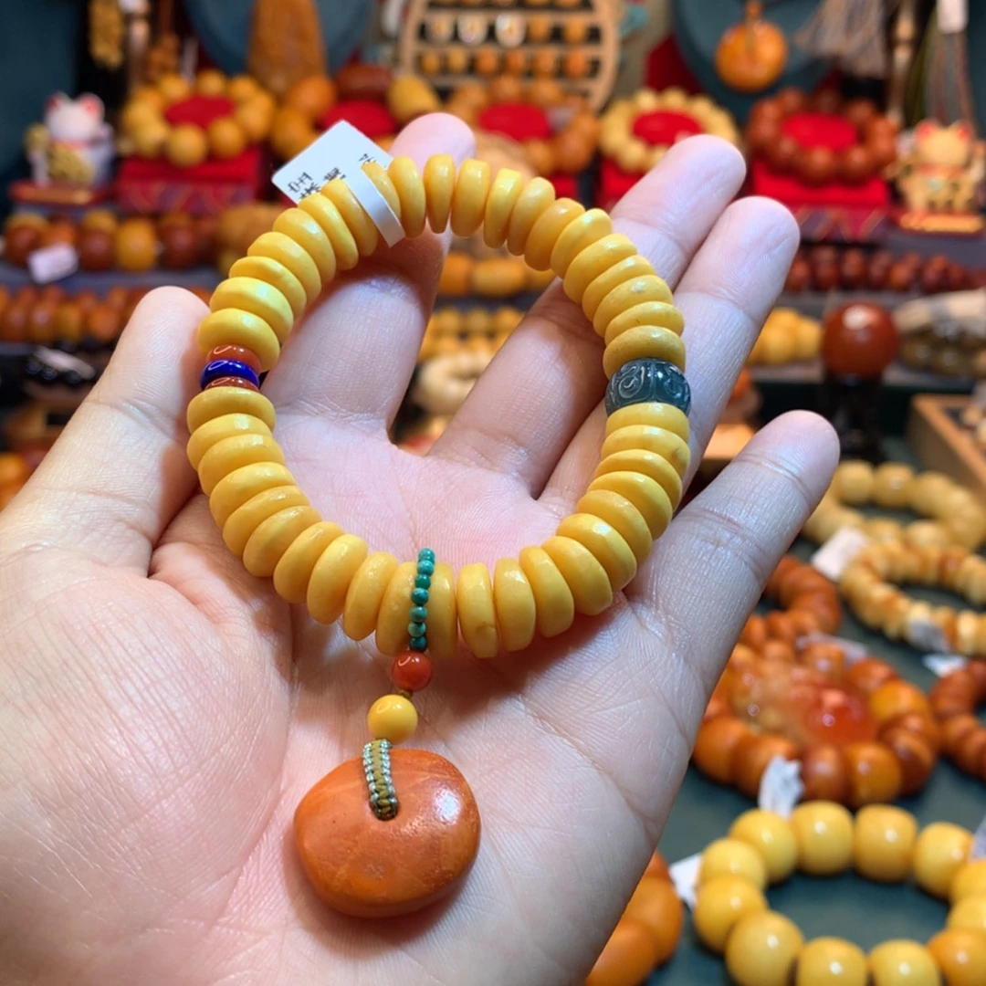 【闪购商品】蜜蜡手串未镶嵌蜜蜡手串