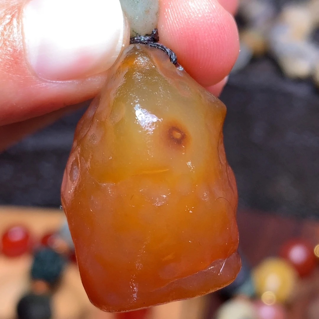 未镶嵌玛瑙/玉髓珠宝半成品